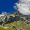 clouds and mountain peaks  screen for extension Chrome web store in OffiDocs Chromium