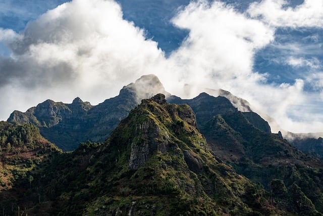 Free download clouds mountains nature landscape free picture to be edited with GIMP free online image editor