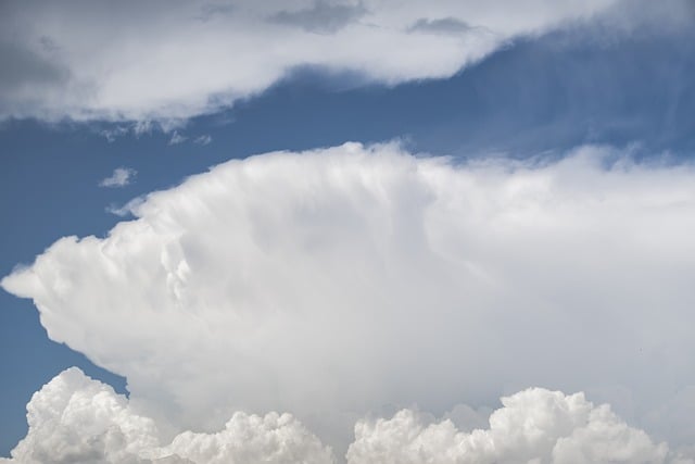 Free download clouds sky cumulus weather cloudy free picture to be edited with GIMP free online image editor