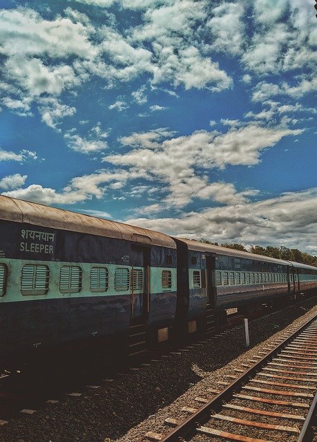 Free download Clouds Train Aesthetic -  free photo or picture to be edited with GIMP online image editor