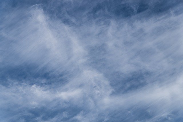 Free download Clouds White Blue free photo template to be edited with GIMP online image editor