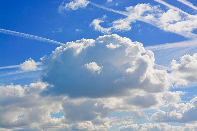 Free picture Clouds White Blue Sky Sun -  to be edited by GIMP free image editor by OffiDocs
