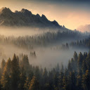 Cloudy mountain  screen for extension Chrome web store in OffiDocs Chromium