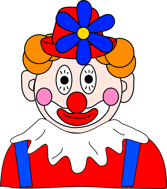 Kostenloser Download Clown Lustiges Make-up - Kostenlose Vektorgrafik auf Pixabay, kostenlose Illustration zur Bearbeitung mit GIMP, kostenloser Online-Bildeditor