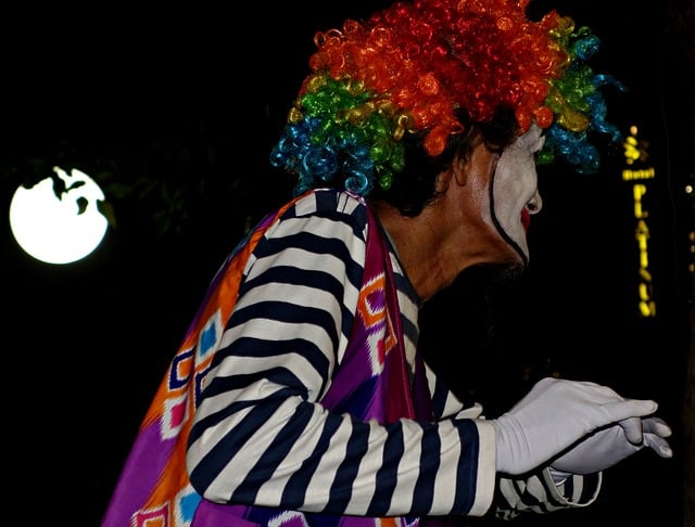 Free download clown night show people free picture to be edited with GIMP free online image editor