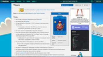 Free download Club Penguin Rewritten Wiki: Staff Member: Thorn free photo or picture to be edited with GIMP online image editor