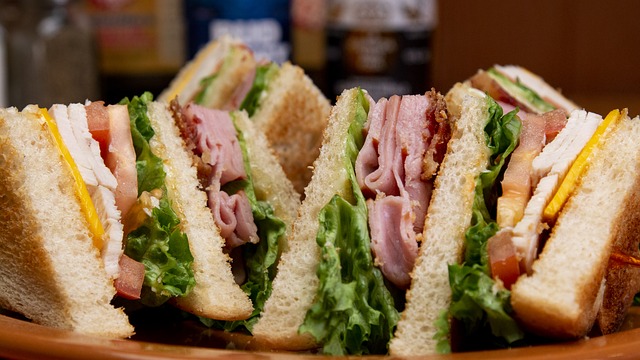 Free download Club Sandwich Lunch free photo template to be edited with GIMP online image editor
