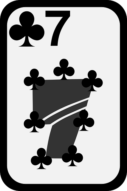 Free download Clubs Seven Card - Free vector graphic on Pixabay free illustration to be edited with GIMP free online image editor