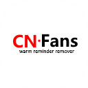 CNFans Warm Reminder Remover  screen for extension Chrome web store in OffiDocs Chromium