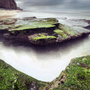 Coastal Rocks and Smooth Water  screen for extension Chrome web store in OffiDocs Chromium