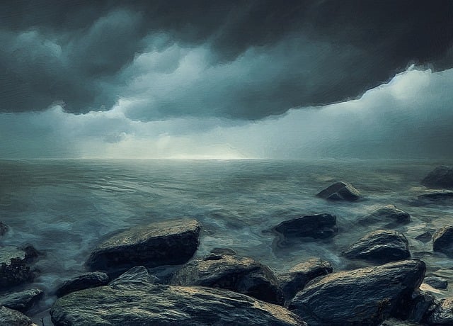 Kostenloser Download Küste Meer Felsen Himmel Wolken Licht Kostenloses Bild, das mit dem kostenlosen Online-Bildeditor GIMP bearbeitet werden kann