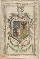 Free download Coat of Arms Surmounted by a Plumed Helmet free photo or picture to be edited with GIMP online image editor