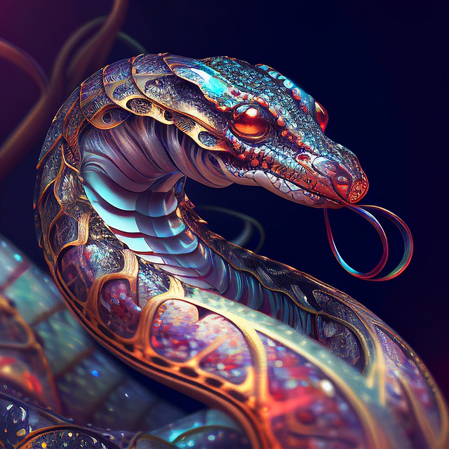 Free download cobra snake reptile holographic free picture to be edited with GIMP free online image editor