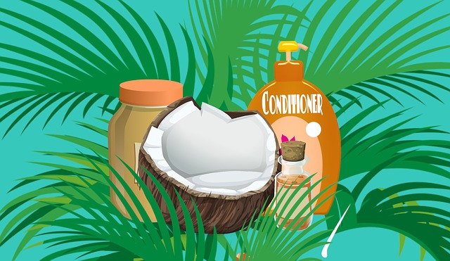 ດາວໂຫຼດຟຣີ Coconut Oil Cosmetic illustration free to be edited with GIMP online image editor