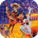 Coco Theme 4K Wallpaper HomePage  screen for extension Chrome web store in OffiDocs Chromium