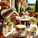 Coffee and flowers  screen for extension Chrome web store in OffiDocs Chromium