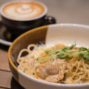 Coffee and noodles  screen for extension Chrome web store in OffiDocs Chromium