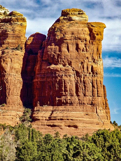 ดาวน์โหลดฟรี Coffeepot Rock Sedona Arizona - รูปถ่ายหรือรูปภาพฟรีที่จะแก้ไขด้วยโปรแกรมแก้ไขรูปภาพออนไลน์ GIMP