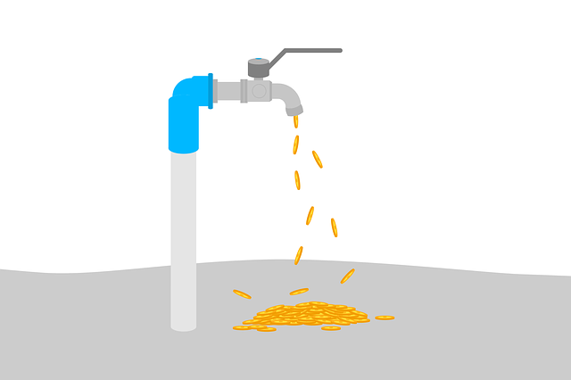 دانلود رایگان طرح وکتور Coin Water Faucet CashFree در تصویر رایگان Pixabay برای ویرایش با ویرایشگر تصویر آنلاین GIMP