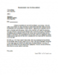 Free download College Recommendation Letter Template DOC, XLS or PPT template free to be edited with LibreOffice online or OpenOffice Desktop online