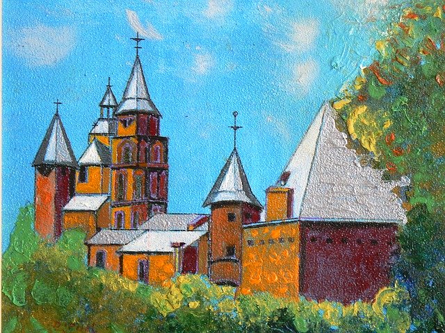 Free download Collonges The Red Corrèze -  free illustration to be edited with GIMP free online image editor