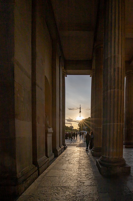 Free download colonnade brandenburg gate free picture to be edited with GIMP free online image editor