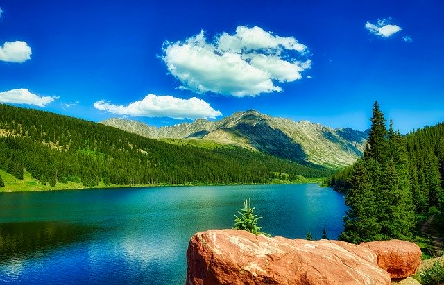 Free download Colorado Lake Reflections -  free photo or picture to be edited with GIMP online image editor