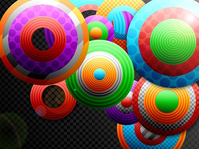 Free download Color Circles -  free illustration to be edited with GIMP free online image editor