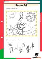 Free download Colorear La Clave De Sol free photo or picture to be edited with GIMP online image editor