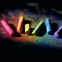 Colored chalk  screen for extension Chrome web store in OffiDocs Chromium