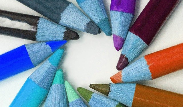 Free download Colored Pencils Pens Paint -  free illustration to be edited with GIMP free online image editor