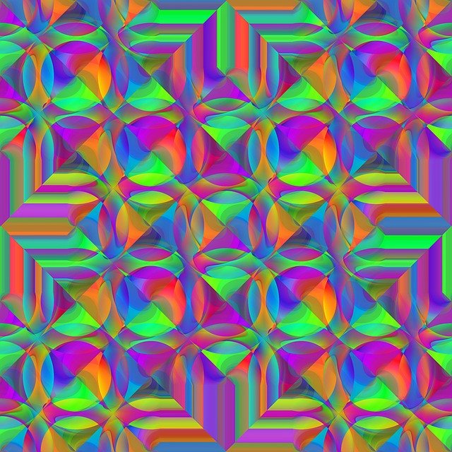 Free download Colorful Abstract Tile -  free illustration to be edited with GIMP free online image editor