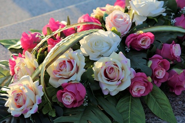 Free download Colorful Artificial Flowers Roses -  free free photo or picture to be edited with GIMP online image editor