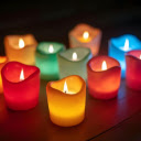 Colorful candles  screen for extension Chrome web store in OffiDocs Chromium