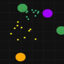 Colorful Dots Game  screen for extension Chrome web store in OffiDocs Chromium
