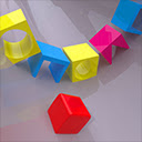 Colorful Shape Tunnel Game  screen for extension Chrome web store in OffiDocs Chromium