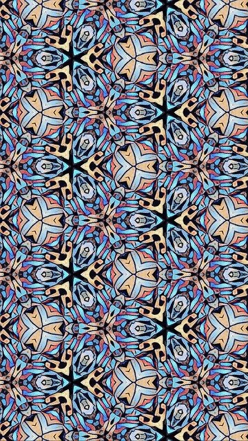 Free download Colorful Triangle Pattern -  free illustration to be edited with GIMP free online image editor