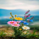 Colorful wildflower wallpaper  screen for extension Chrome web store in OffiDocs Chromium