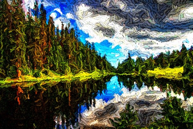 Free graphic Color Lake Mountain -  to be edited by GIMP free image editor by OffiDocs