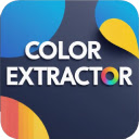 Color Pallete Extractor  screen for extension Chrome web store in OffiDocs Chromium