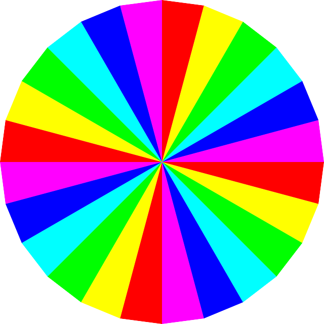 Free download Color Range Rainbow Colors Circle - Free vector graphic on Pixabay free illustration to be edited with GIMP free online image editor