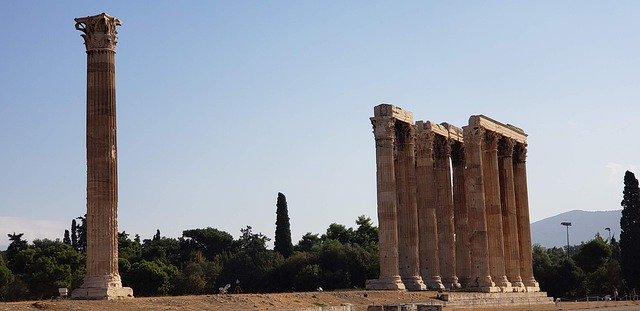 Gratis download Columns Greece Pillar - gratis foto of afbeelding om te bewerken met GIMP online afbeeldingseditor