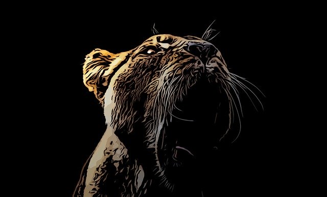 Free download Comic Animal Shout -  free illustration to be edited with GIMP free online image editor