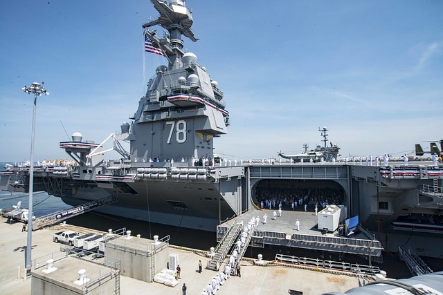 Free download commissioning ceremony gerald r ford free picture to be edited with GIMP free online image editor