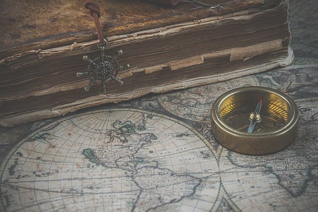 Free download compass map world map book vintage free picture to be edited with GIMP free online image editor