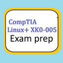 CompTIA Linux+ (XK0 005) Exam prep plugin  screen for extension Chrome web store in OffiDocs Chromium