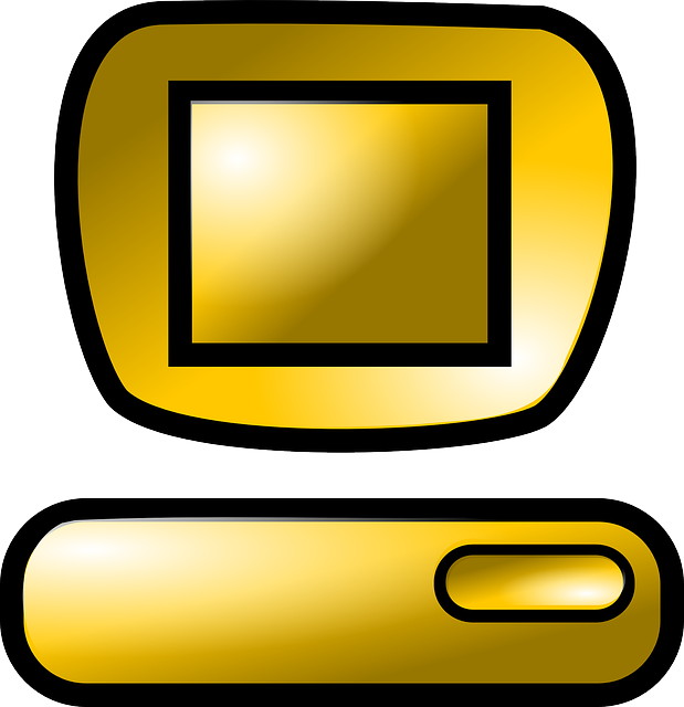 Free download Computer Desktop Gold - Free vector graphic on Pixabay free illustration to be edited with GIMP free online image editor
