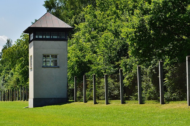 Free graphic concentration camp dachau watchtower to be edited by GIMP free image editor by OffiDocs