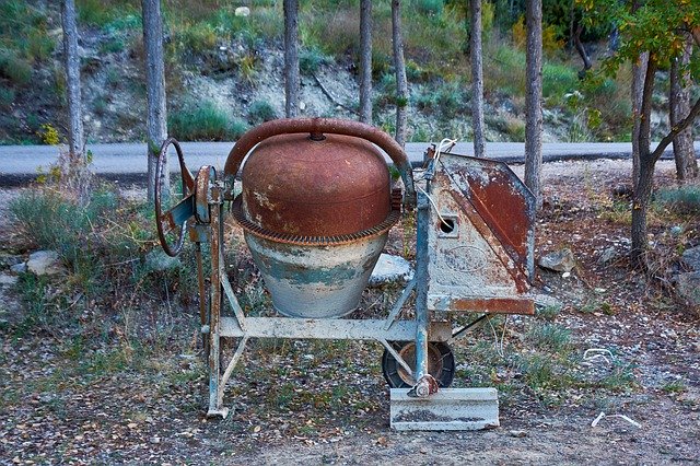 Безкоштовно завантажити Бетонозмішувач Old Oxide - безкоштовне фото або зображення для редагування за допомогою онлайн-редактора зображень GIMP