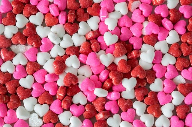 Free download Confetti Hearts Birthday -  free photo or picture to be edited with GIMP online image editor